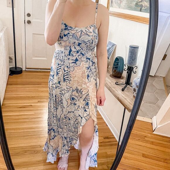 Free People Forever Yours Smocked Maxi Slip Dress - Picture 8 of 8